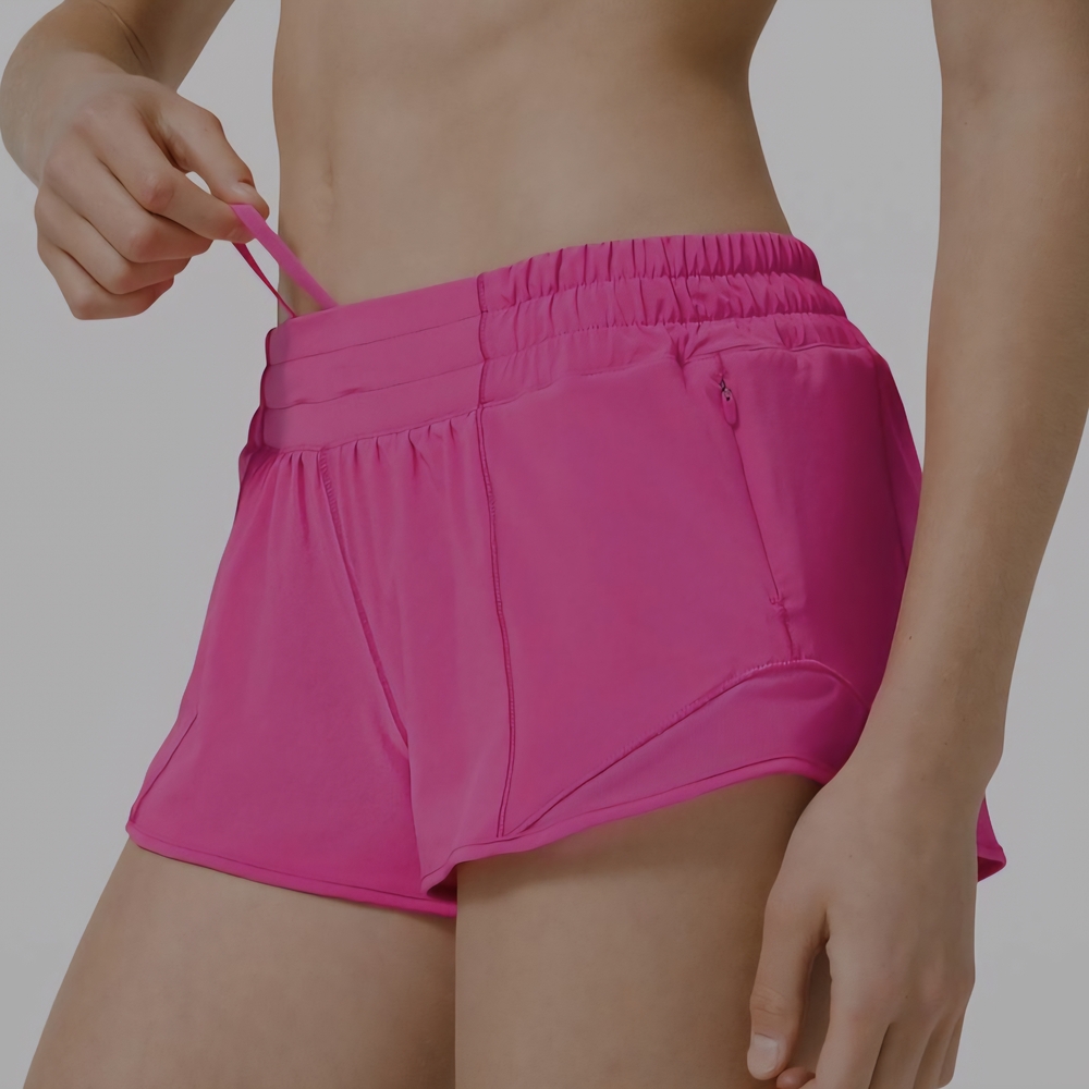 Lululemon Athletica Sonic Pink Athletic Shorts 2.5" Low rise